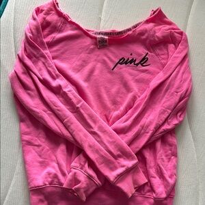 Victoria's Secret Pink Sweatshirt - Bright Pink